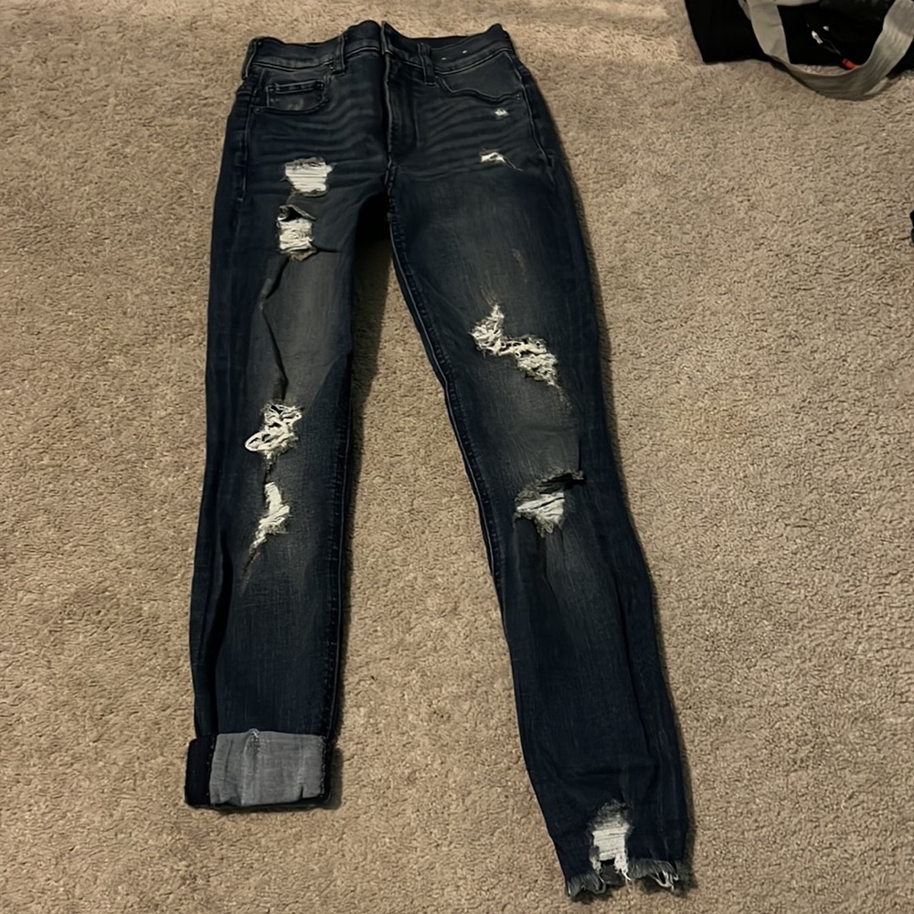 Express dark denim 00 jeans